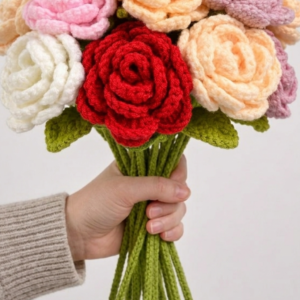 Crochet Rose Bloom – Classic Handmade Beauty