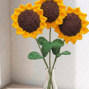 Handmade Crochet Sunflower – Timeless Floral Charm