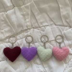 Heart shaped keychain