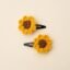 Sunflower hair clip