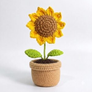 sunflower pot