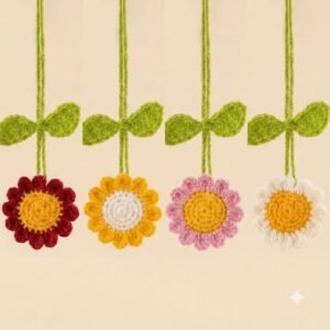 Daisy hair tie