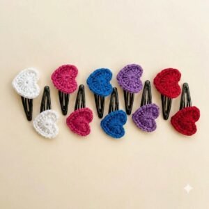 Heart hair clip